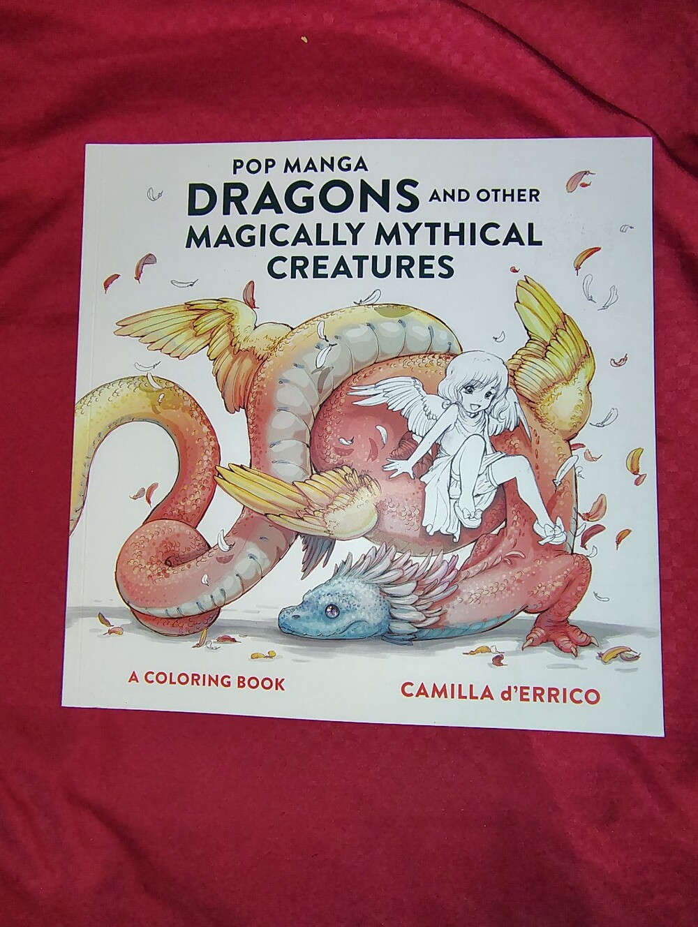 New/Pop Manga Dragons and Other Magically Mythical Creatures Coloring Book